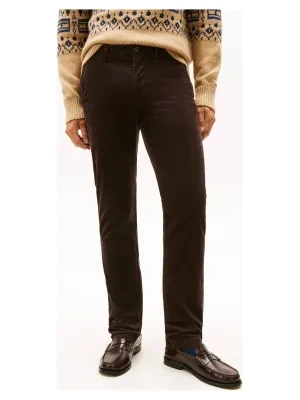 Tommy Hilfiger Sztruksowe spodnie chino DENTON | Straight fit