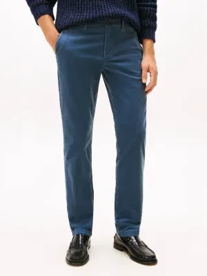 Tommy Hilfiger Sztruksowe spodnie chino DENTON | Straight fit