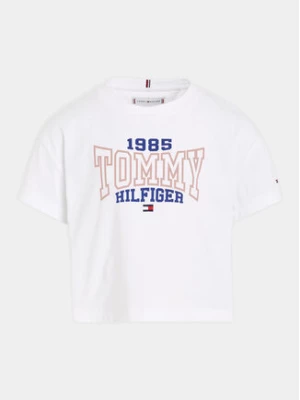 Tommy Hilfiger T-Shirt 1985 KG0KG07441 D Biały Regular Fit