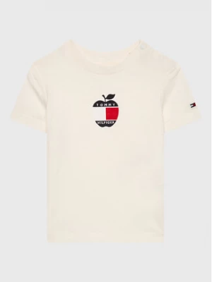 Tommy Hilfiger T-Shirt Apple KN0KN01569 Écru Regular Fit