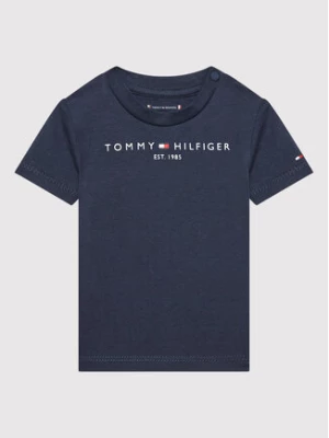 Tommy Hilfiger T-Shirt Baby Essential KN0KN01487 Granatowy Regular Fit
