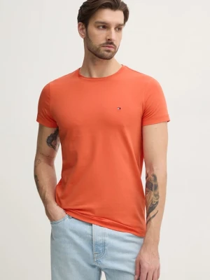 Tommy Hilfiger T-shirt basic męski bawełniany z elastanem