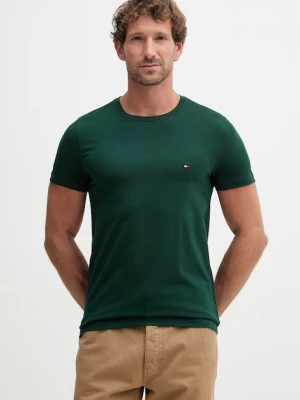 Tommy Hilfiger T-shirt basic męski bawełniany z elastanem