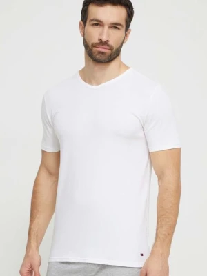 Zdjęcie produktu Tommy Hilfiger t-shirt bawełniany 3-pack męski kolor biały gładki UM0UM03137