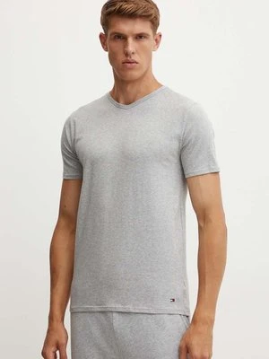 Tommy Hilfiger t-shirt bawełniany 3-pack męski kolor szary gładki