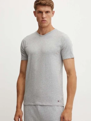 Tommy Hilfiger t-shirt bawełniany 3-pack męski kolor szary gładki