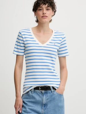 Tommy Hilfiger t-shirt bawełniany damski kolor biały WW0WW40584
