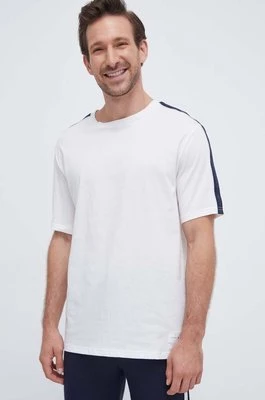 Tommy Hilfiger t-shirt bawełniany kolor beżowy gładki UM0UM03005