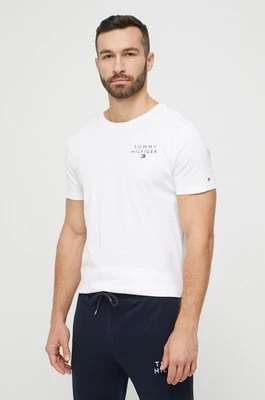 Tommy Hilfiger t-shirt bawełniany kolor biały z nadrukiem UM0UM02916