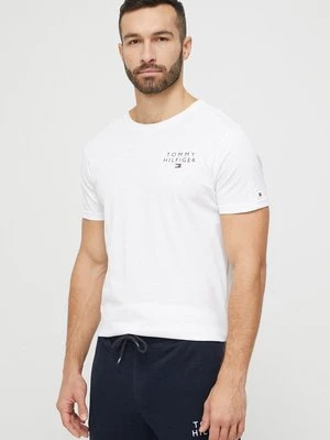 Tommy Hilfiger t-shirt bawełniany kolor biały z nadrukiem UM0UM02916