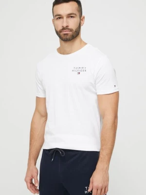 Tommy Hilfiger t-shirt bawełniany kolor biały z nadrukiem UM0UM02916