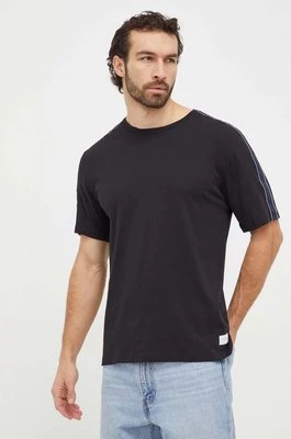 Tommy Hilfiger t-shirt bawełniany kolor czarny gładki UM0UM03005