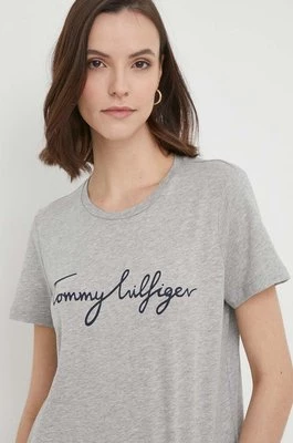 Tommy Hilfiger t-shirt bawełniany kolor szary WW0WW24967
