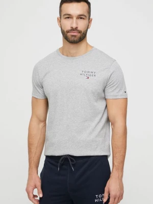 Tommy Hilfiger t-shirt bawełniany kolor szary z nadrukiem UM0UM02916