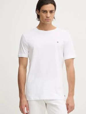 Tommy Hilfiger t-shirt bawełniany męski kolor biały gładki UM0UM03362