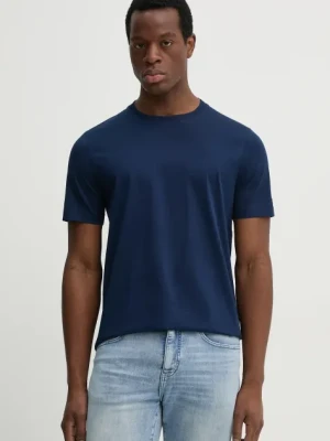 Tommy Hilfiger t-shirt bawełniany męski kolor granatowy gładki MW0MW36657