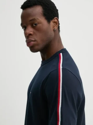 Tommy Hilfiger t-shirt bawełniany męski kolor granatowy gładki MW0MW38632
