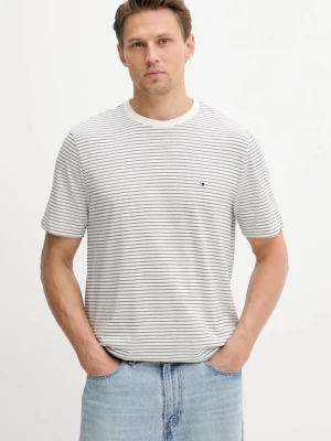 Tommy Hilfiger t-shirt bawełniany męski kolor granatowy gładki MW0MW39995