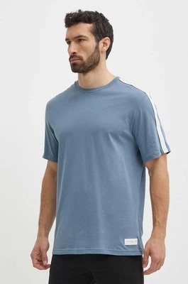 Tommy Hilfiger t-shirt bawełniany męski kolor niebieski gładki UM0UM03005
