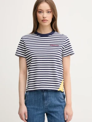 Tommy Hilfiger t-shirt bawełniany SAILING damski kolor granatowy WW0WW45935