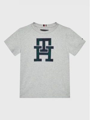 Tommy Hilfiger T-Shirt Big Monogram KB0KB08026 D Szary Regular Fit