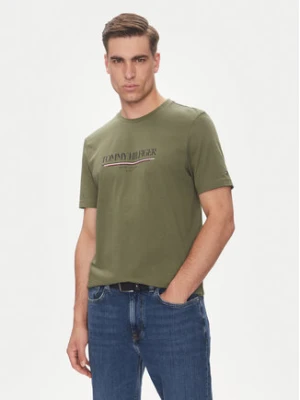 Tommy Hilfiger T-Shirt Brand Love MW0MW40324 Zielony Regular Fit