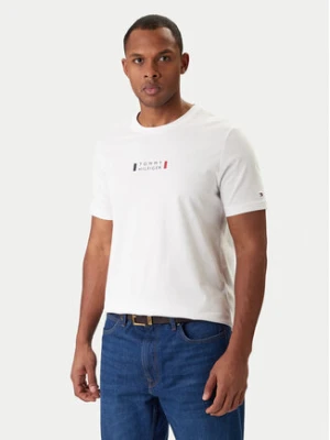 Tommy Hilfiger T-Shirt Brand Love MW0MW41453 Biały Regular Fit