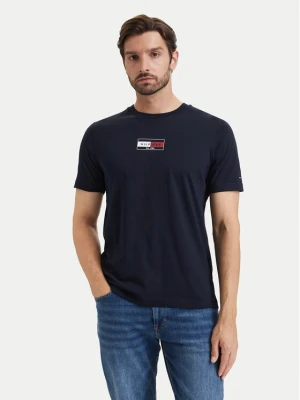 Tommy Hilfiger T-Shirt Brand Love MW0MW44882 Granatowy Regular Fit