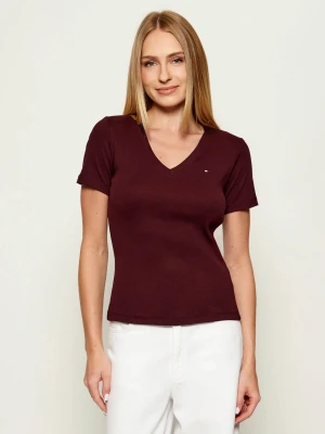 Tommy Hilfiger T-shirt CODY | Slim Fit bordowy