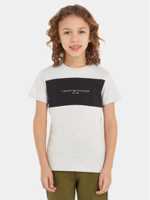 Tommy Hilfiger T-Shirt Colorblock KB0KB08552 S Szary Regular Fit
