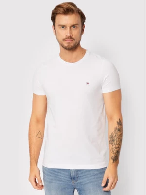 Tommy Hilfiger T-Shirt Core Stretch MW0MW27539 Biały Slim Fit