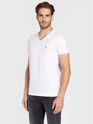 Tommy Hilfiger T-Shirt Core Stretch MW0MW27540 Biały Slim Fit
