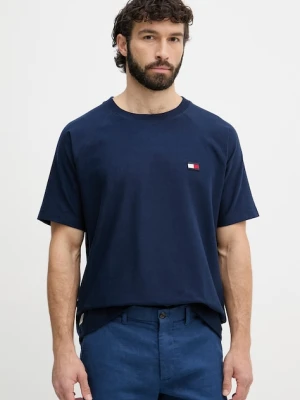 Tommy Hilfiger T-shirt męski bawełniany granatowy
