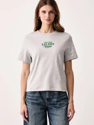 Tommy Hilfiger T-shirt damski bawełniany szary