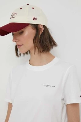 Tommy Hilfiger t-shirt damski kolor beżowy