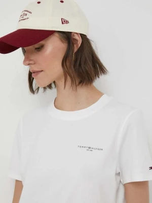 Tommy Hilfiger t-shirt damski kolor beżowy WW0WW37877