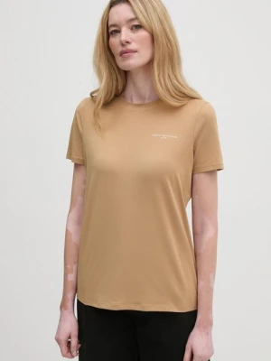 Tommy Hilfiger t-shirt damski kolor beżowy WW0WW37877