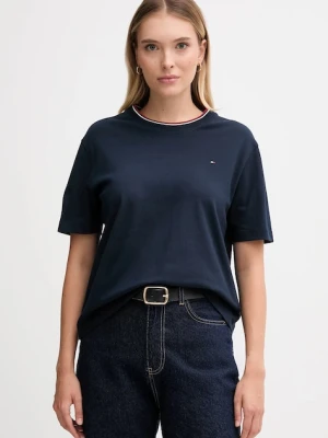 Tommy Hilfiger t-shirt damski kolor granatowy WW0WW47310
