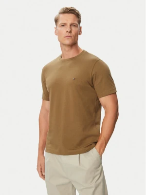 Tommy Hilfiger T-Shirt Ess Seasonal MW0MW39995 Brązowy Regular Fit