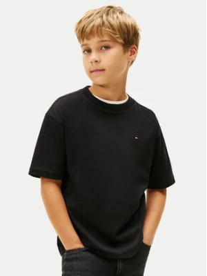 Tommy Hilfiger T-Shirt Essential Archive KB0KB09646 Czarny Regular Fit