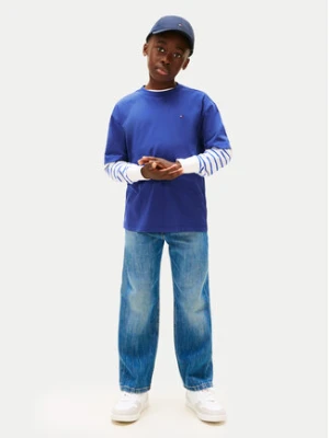 Tommy Hilfiger T-Shirt Essential Archive KB0KB09646 M Niebieski Regular Fit