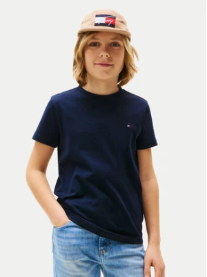Tommy Hilfiger T-Shirt Essential KB0KB06879 D Granatowy Regular Fit