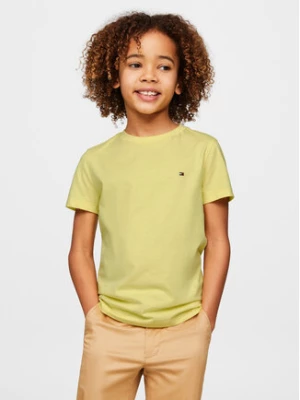 Tommy Hilfiger T-Shirt Essential KB0KB06879 D Żółty Regular Fit