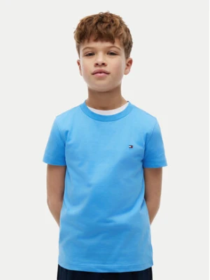 Tommy Hilfiger T-Shirt Essential KB0KB06879 M Niebieski jasny Regular Fit
