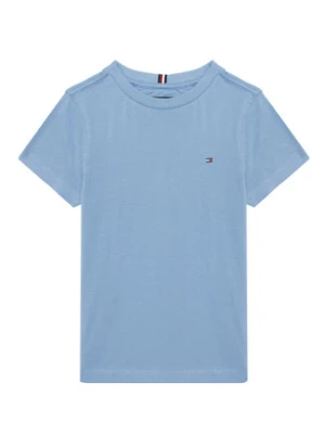 Tommy Hilfiger T-Shirt Essential KB0KB06879 S Błękitny Regular Fit