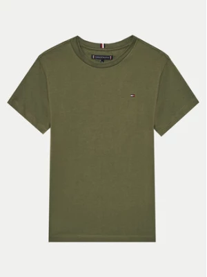 Tommy Hilfiger T-Shirt Essential KB0KB06879 Zielony Regular Fit