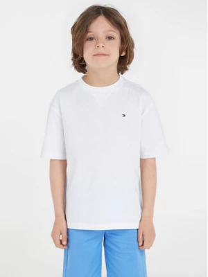 Tommy Hilfiger T-Shirt Essential KB0KB08575 D Biały Regular Fit