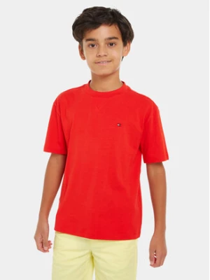 Tommy Hilfiger T-Shirt Essential KB0KB08575 D Czerwony Regular Fit