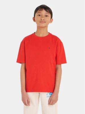 Tommy Hilfiger T-Shirt Essential KB0KB08575 M Pomarańczowy Regular Fit