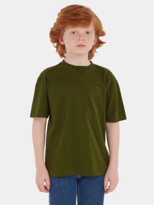 Tommy Hilfiger T-Shirt Essential KB0KB08575 S Zielony Regular Fit